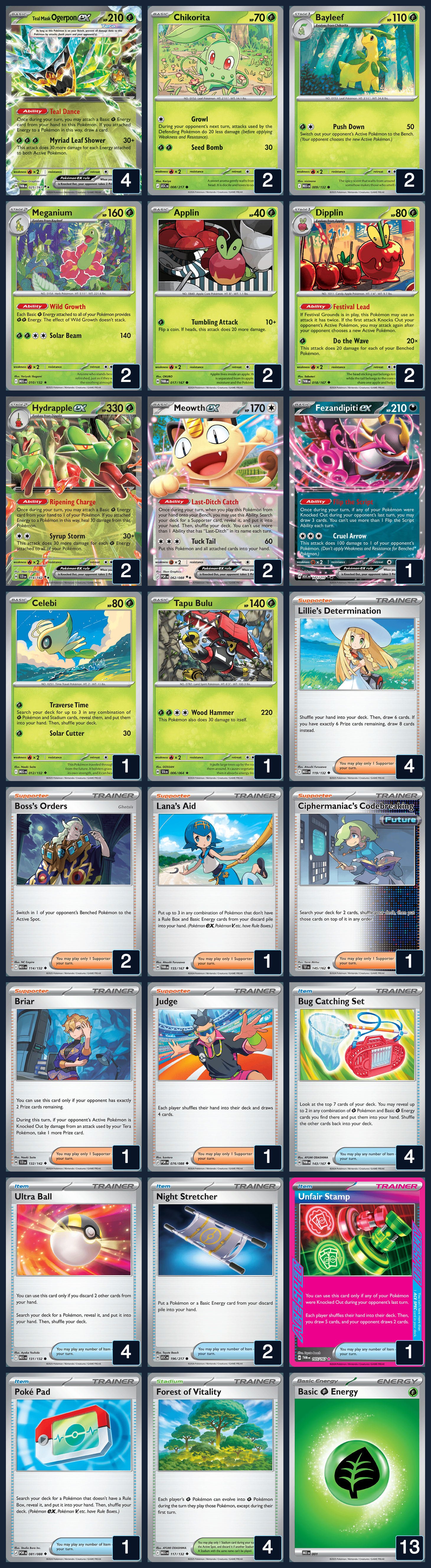 Complete 60-card deck list for rank 5, cmalandeiro001