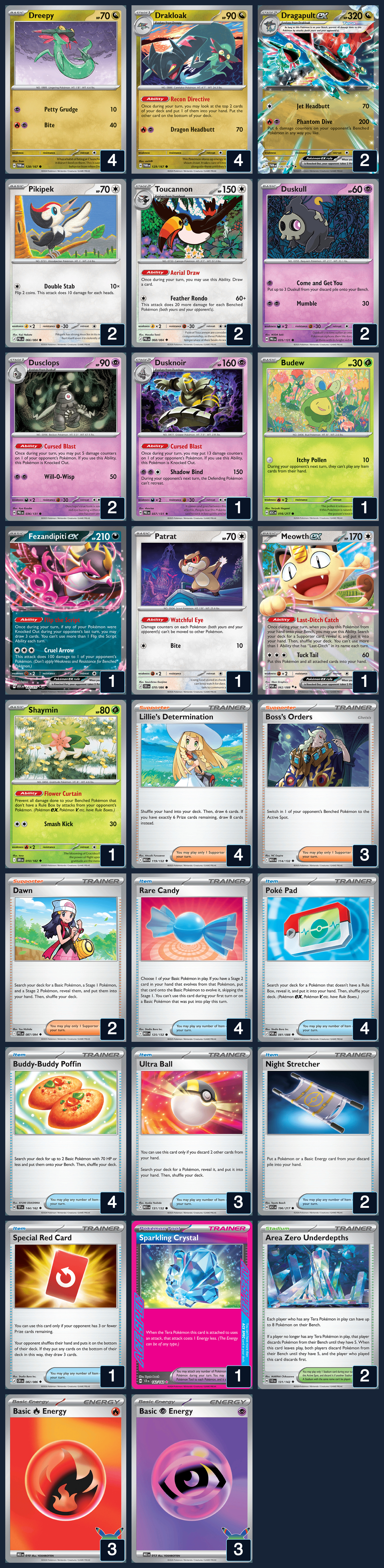 Complete 60-card deck list for rank 10, Marc Badia