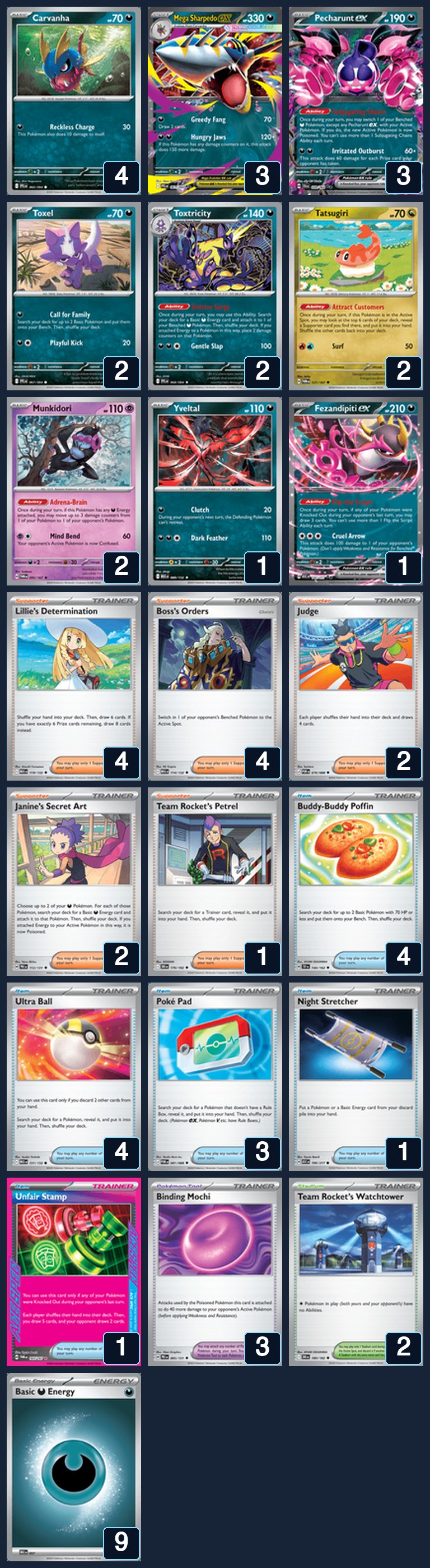 Complete 60-card deck list for rank 23, LonelyGamer2242