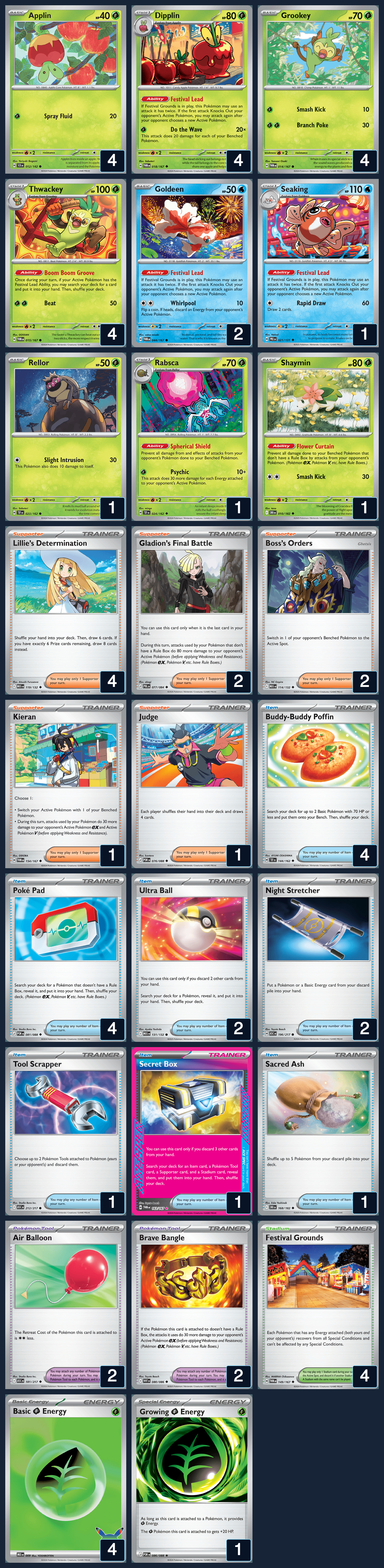 Complete 60-card deck list for rank 16, Nanobros