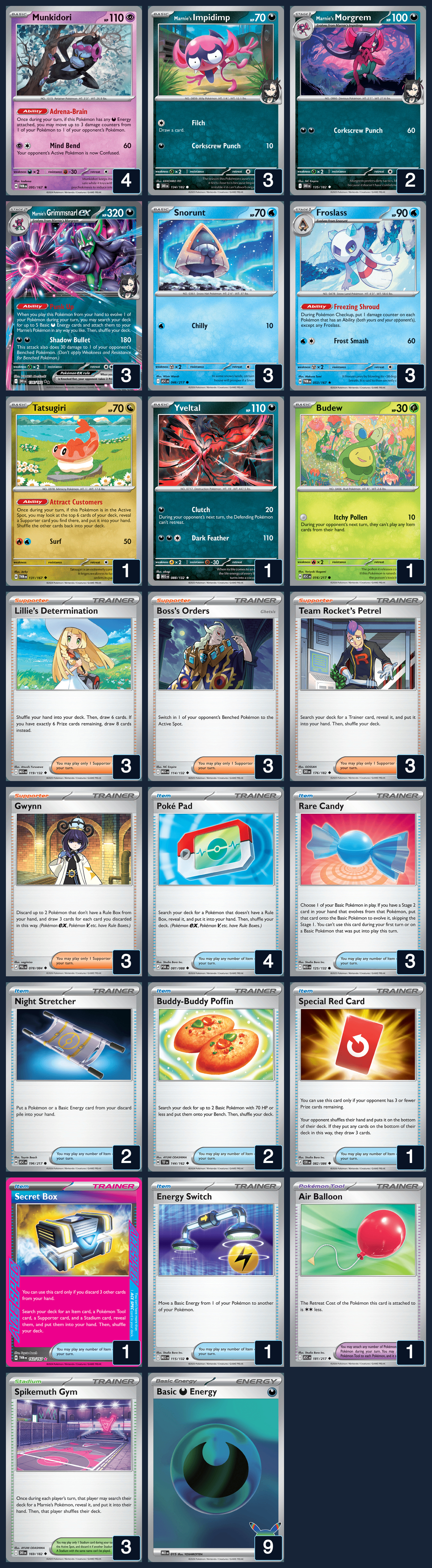 Complete 60-card deck list for rank 14, Mattyt20