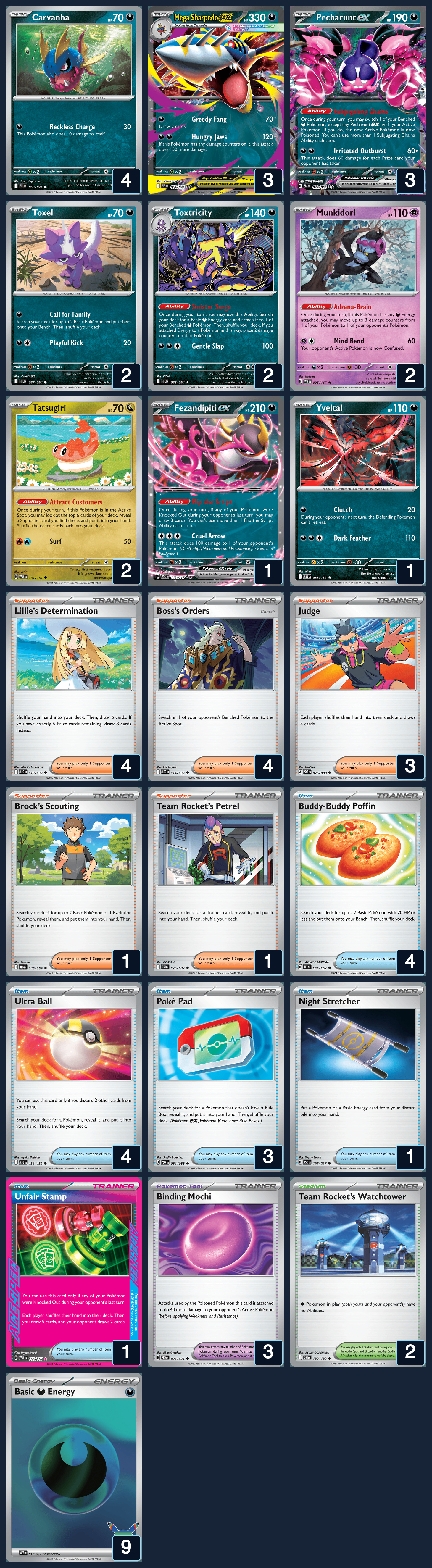 Complete 60-card deck list for rank 6, Omalley0415