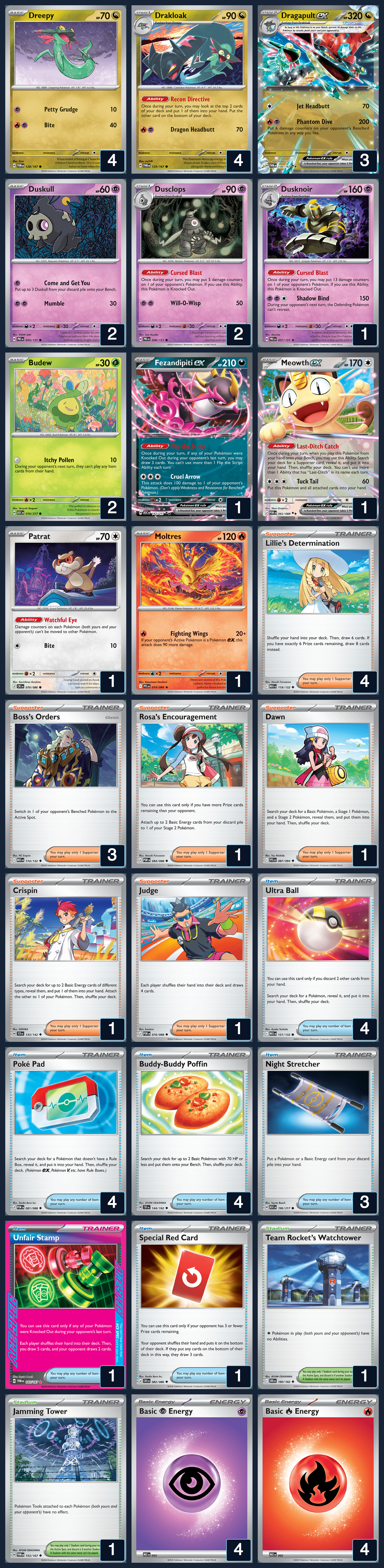 Complete 60-card deck list for rank 12, SparkyTheSharky