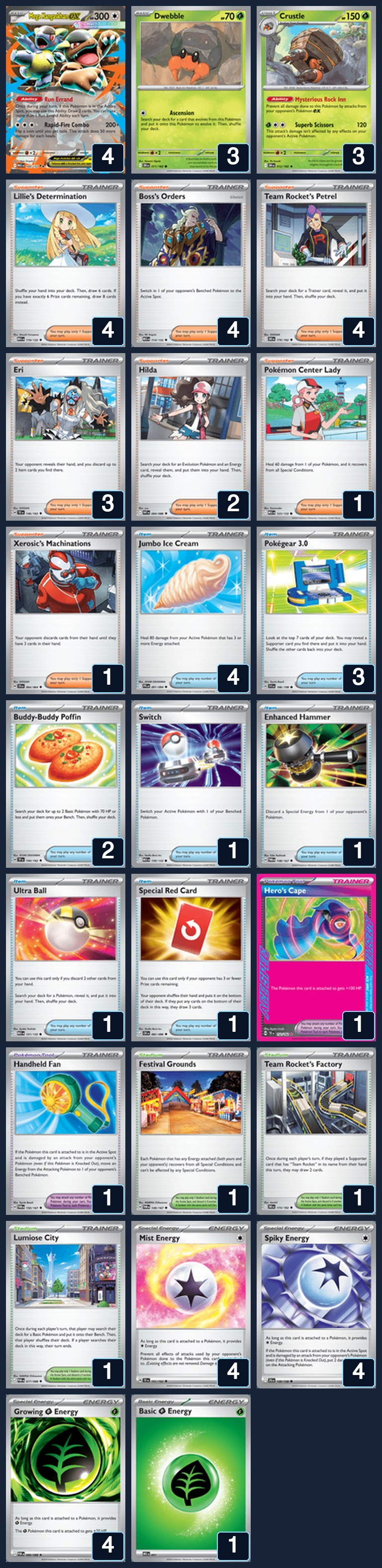 Complete 60-card deck list for rank 3, Lwilsher02