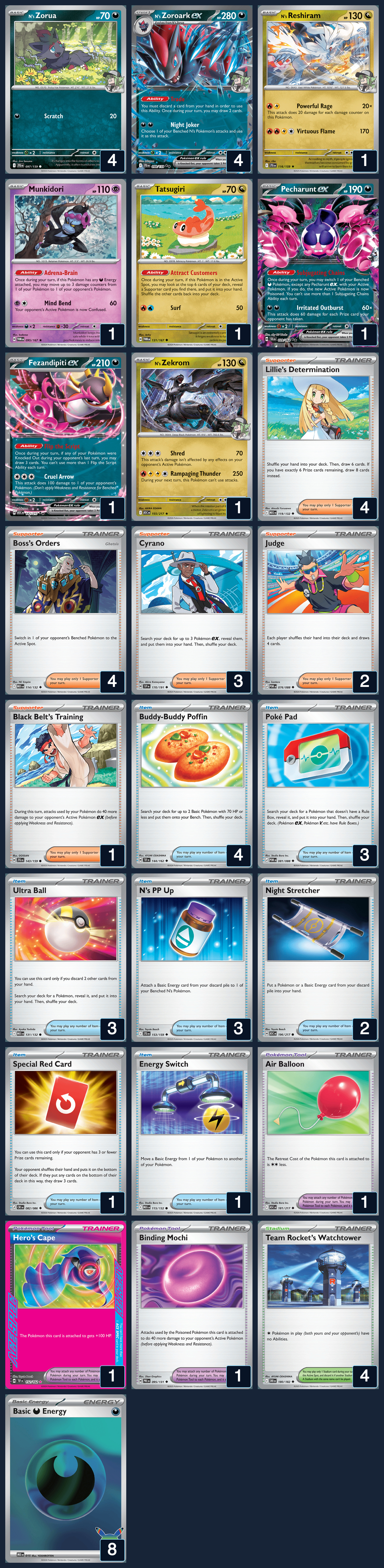 Complete 60-card deck list for rank 8, RyRoman