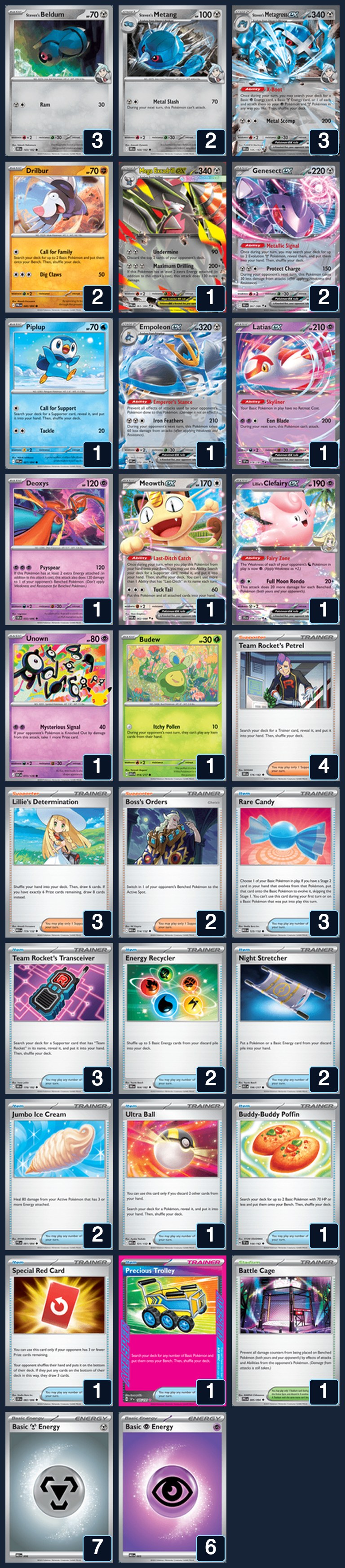 Complete 60-card deck list for rank 32, kurtwaldo555