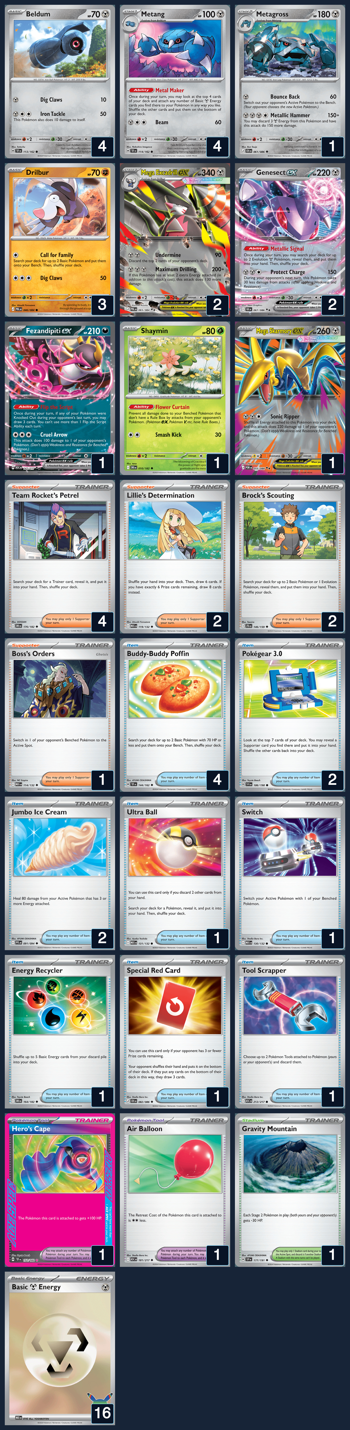 Complete 60-card deck list for rank 10, Lost_FloFLo