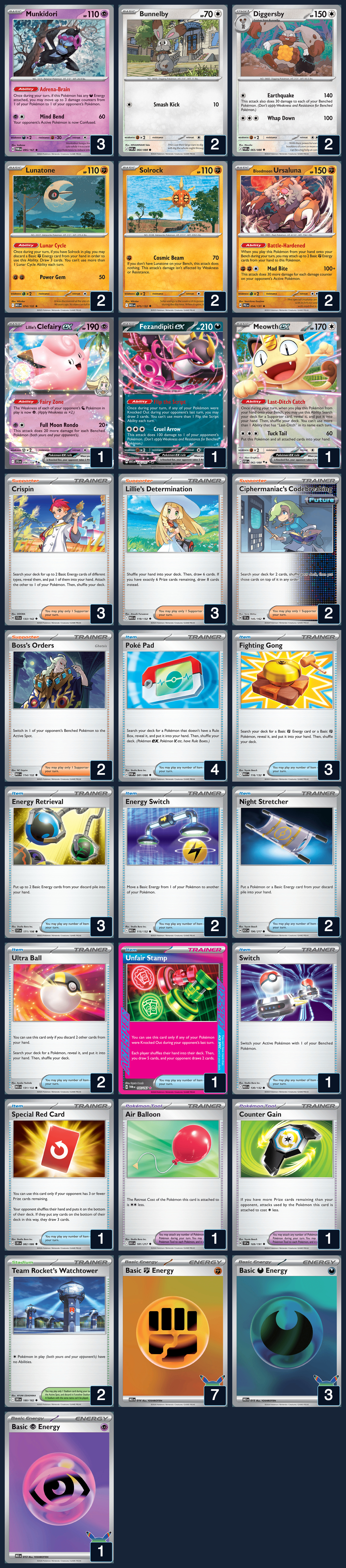 Complete 60-card deck list for rank 10, Slypsylon