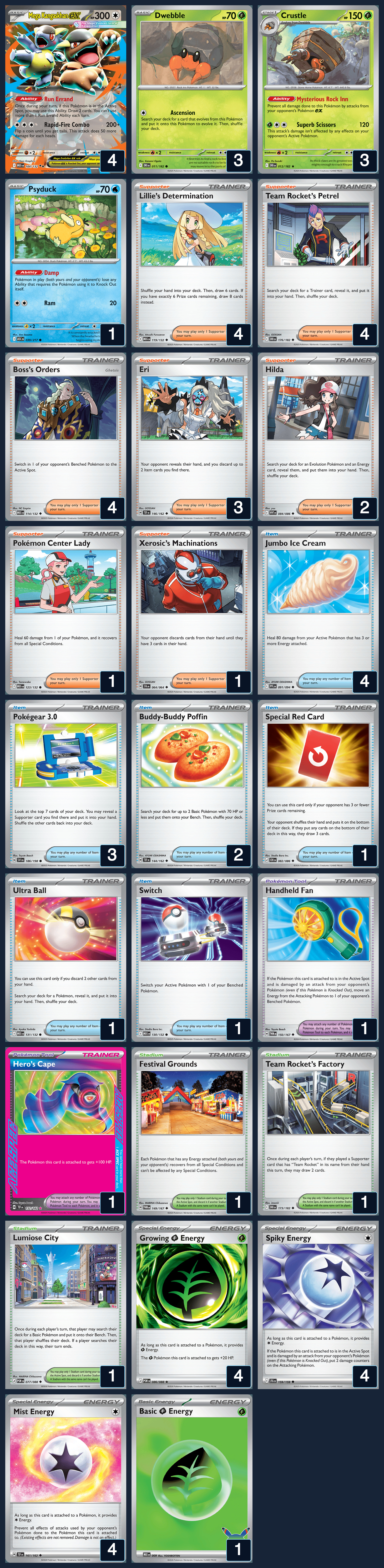 Complete 60-card deck list for rank 14, Jacob Carnes