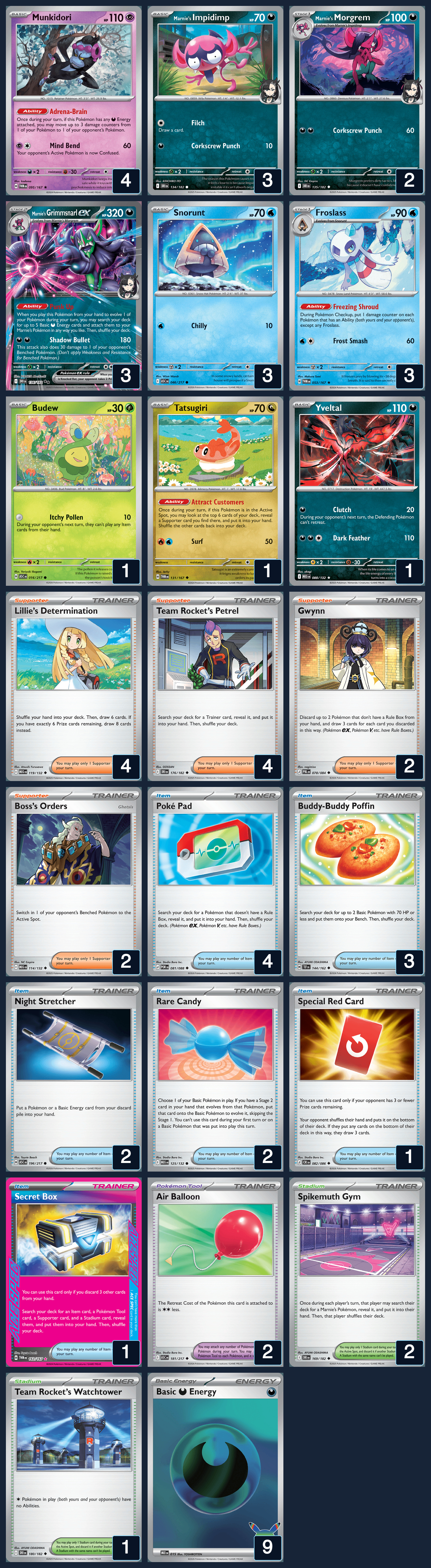 Complete 60-card deck list for rank 8, Nobu98310