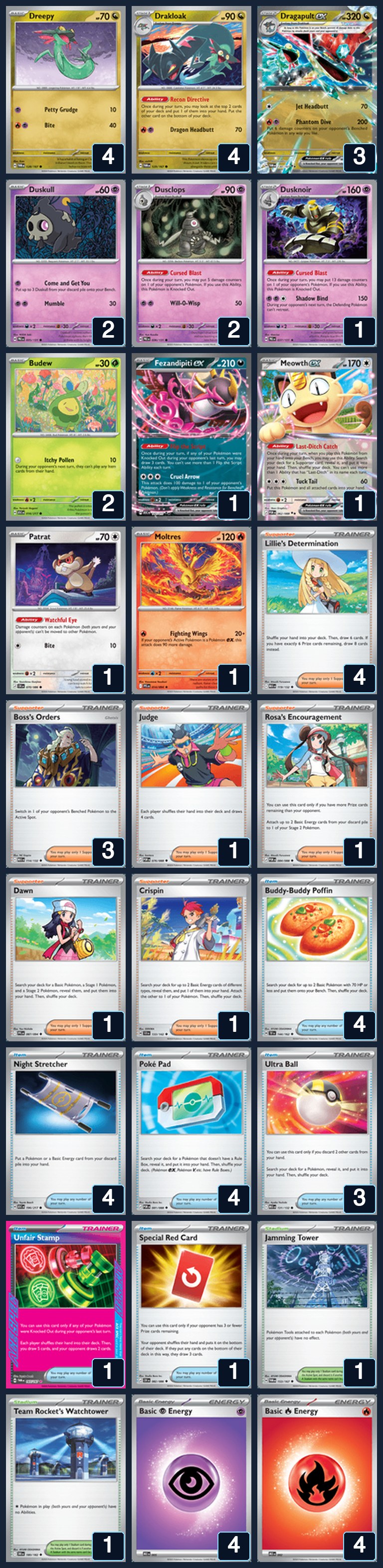 Complete 60-card deck list for rank 30, Chris Stotts