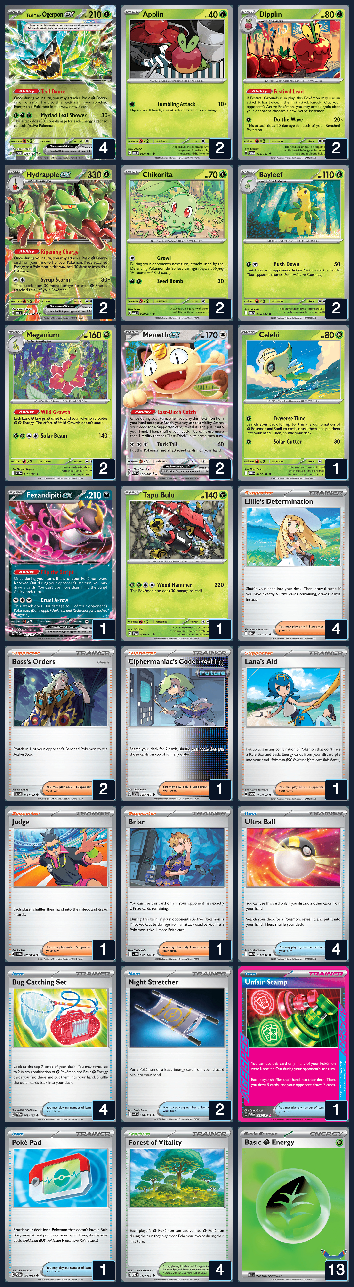 Complete 60-card deck list for rank 5, Anthony N