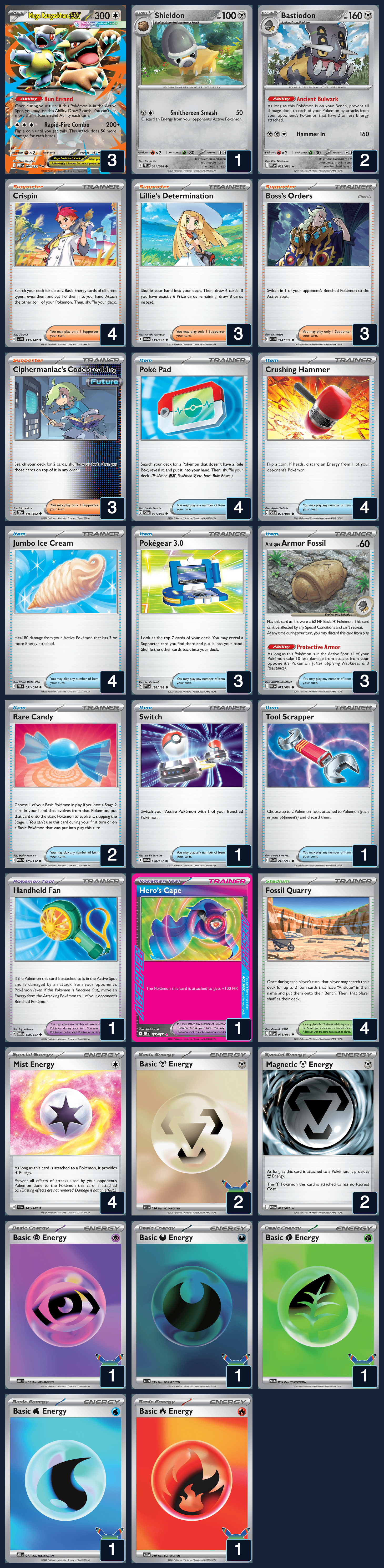 Complete 60-card deck list for rank 10, jakee0411