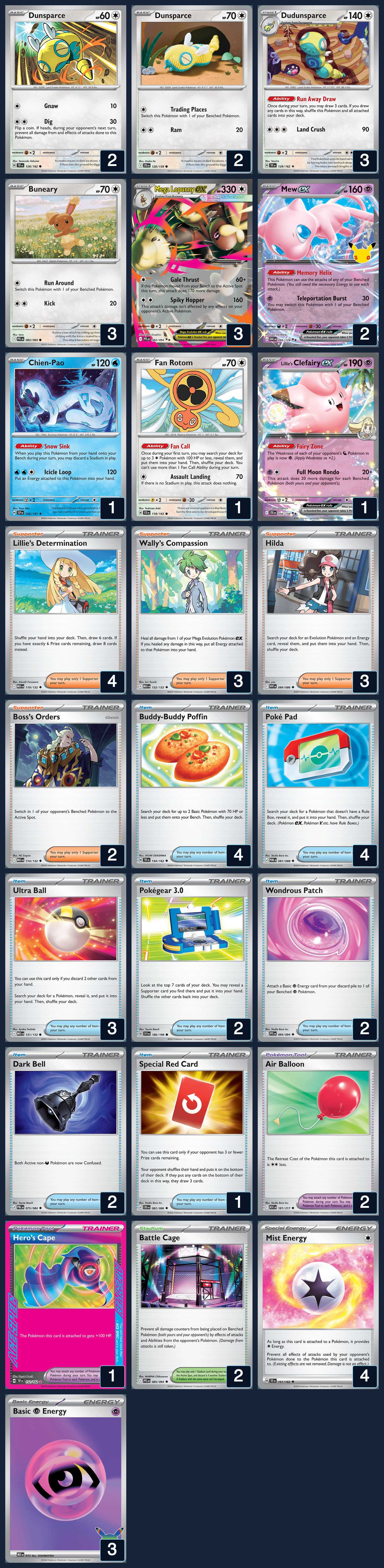 Complete 60-card deck list for rank 9, goobershnoober