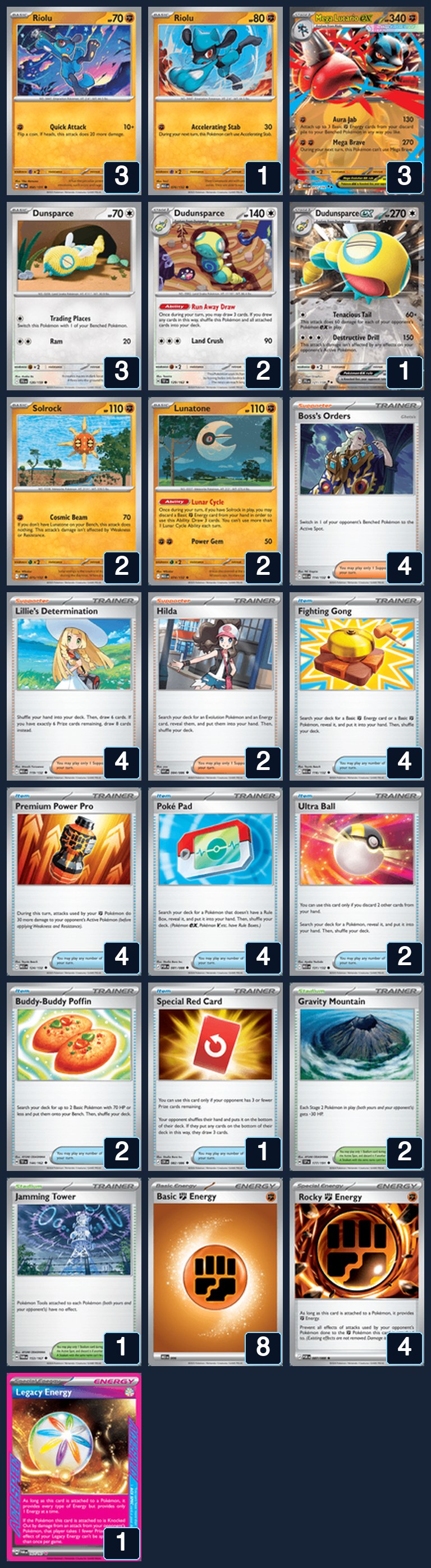 Complete 60-card deck list for rank 24, SLAUGHTERMELON