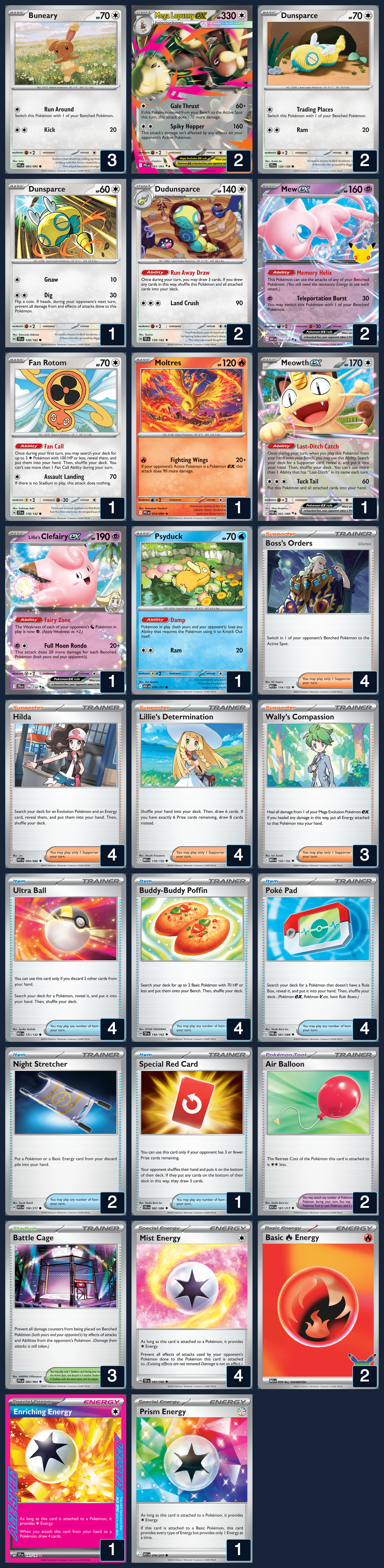 Complete 60-card deck list for rank 1, andrewwever