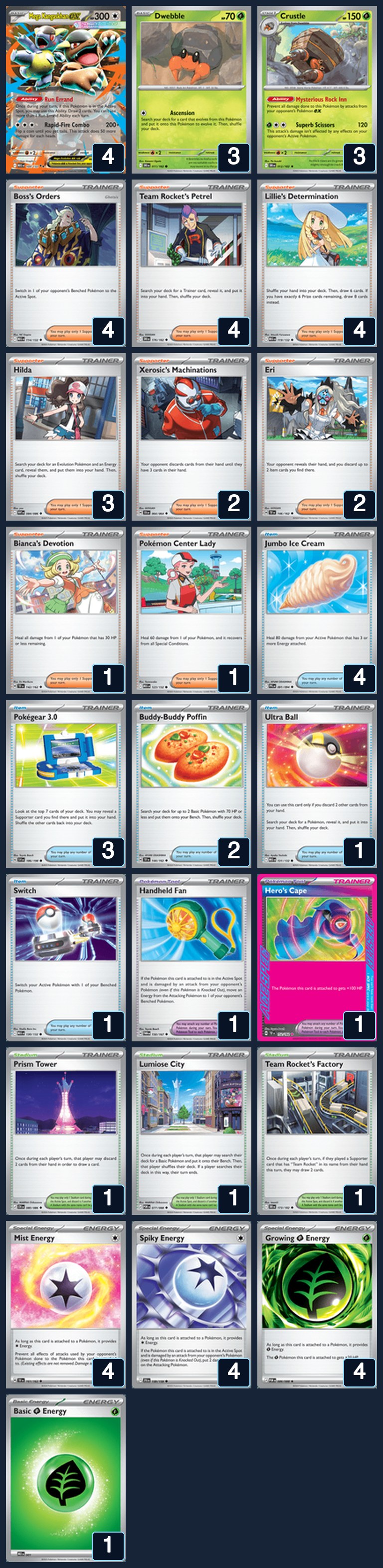 Complete 60-card deck list for rank 19, Aminalfromthemuppets