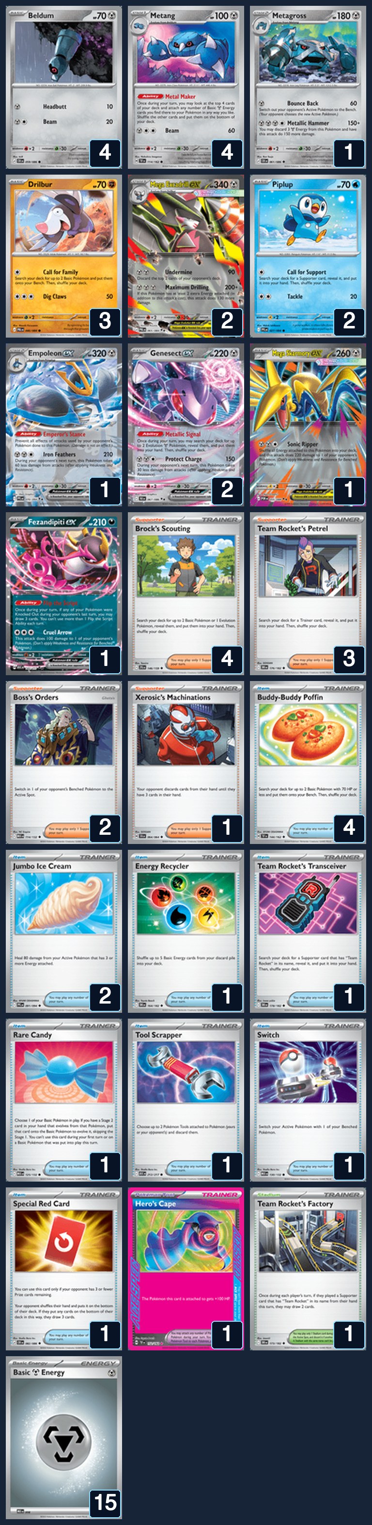 Complete 60-card deck list for rank 11, MrGodfrey