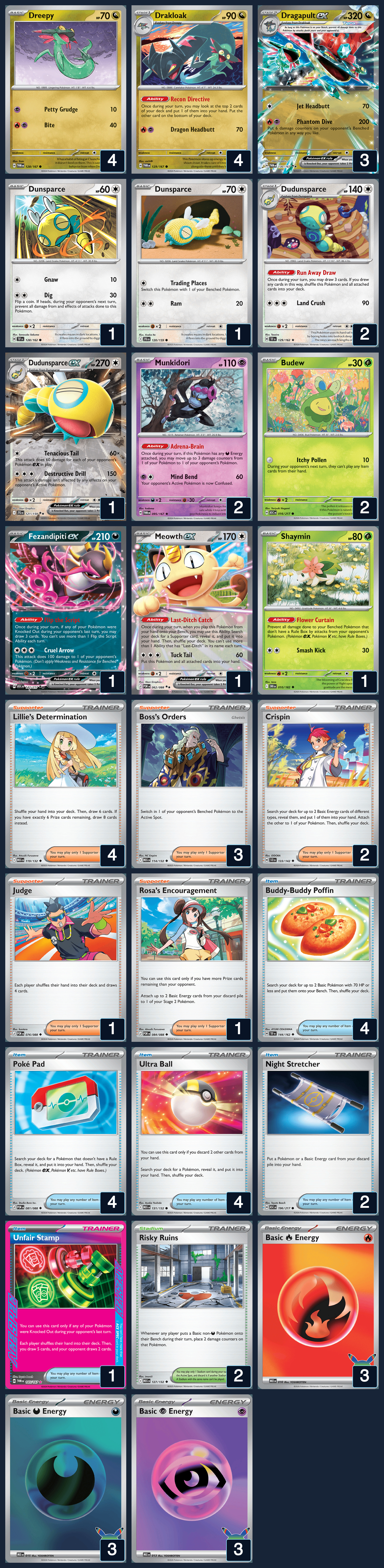 Complete 60-card deck list for rank 16, suugarwater