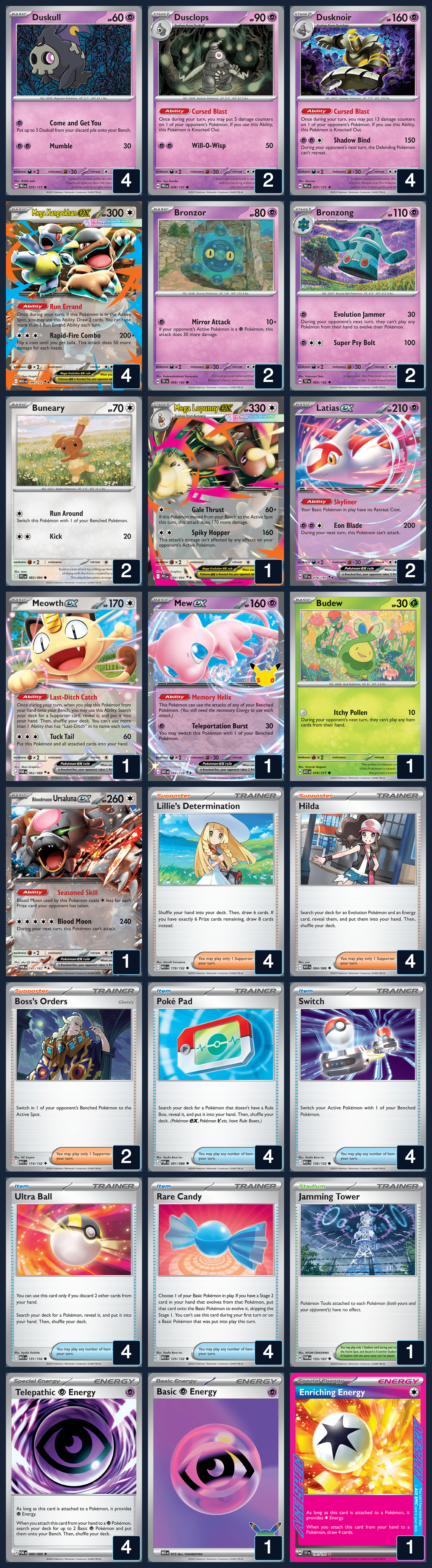 Complete 60-card deck list for rank 7, ViktorA