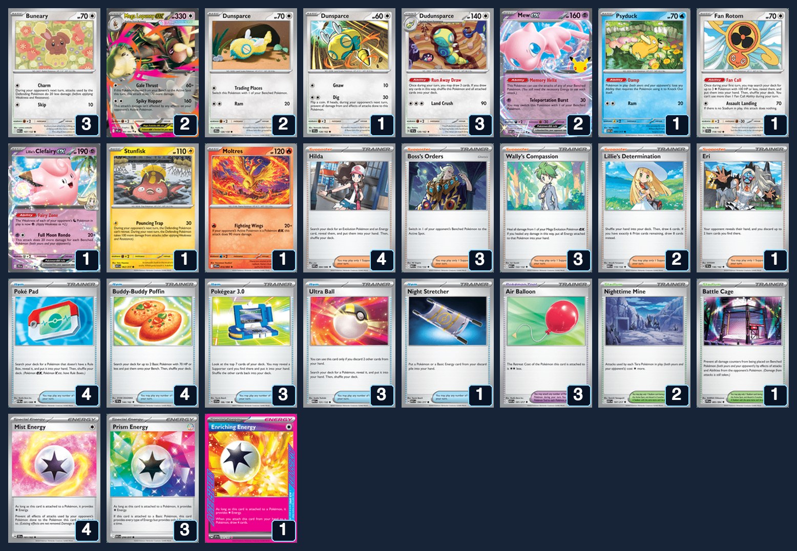 Complete 60-card deck list for rank 20, flimflamxd