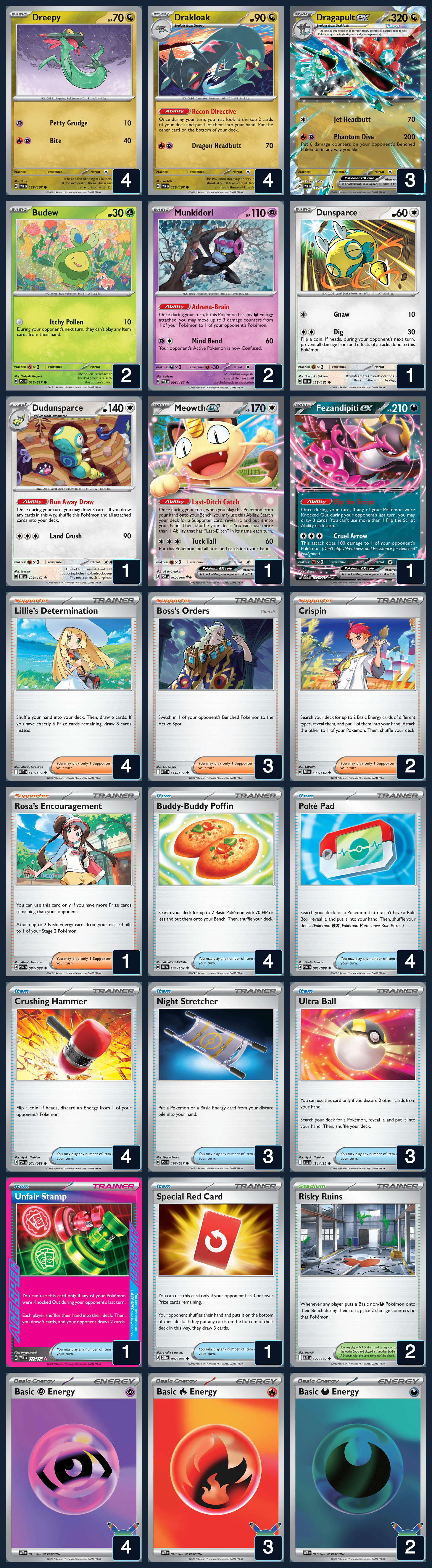 Complete 60-card deck list for rank 6, marioyobro