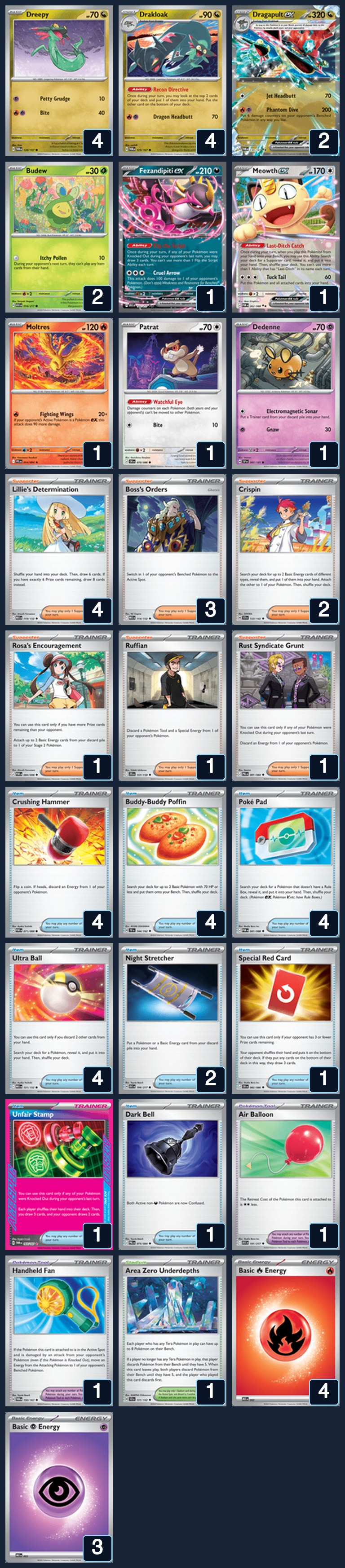 Complete 60-card deck list for rank 4, SirRmor