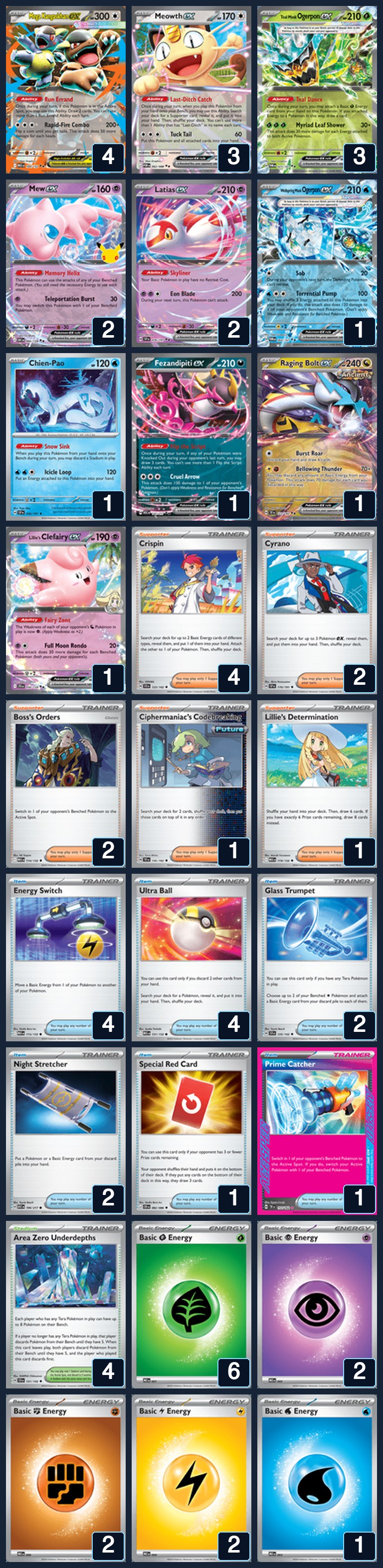 Complete 60-card deck list for rank 32, Nandoetv