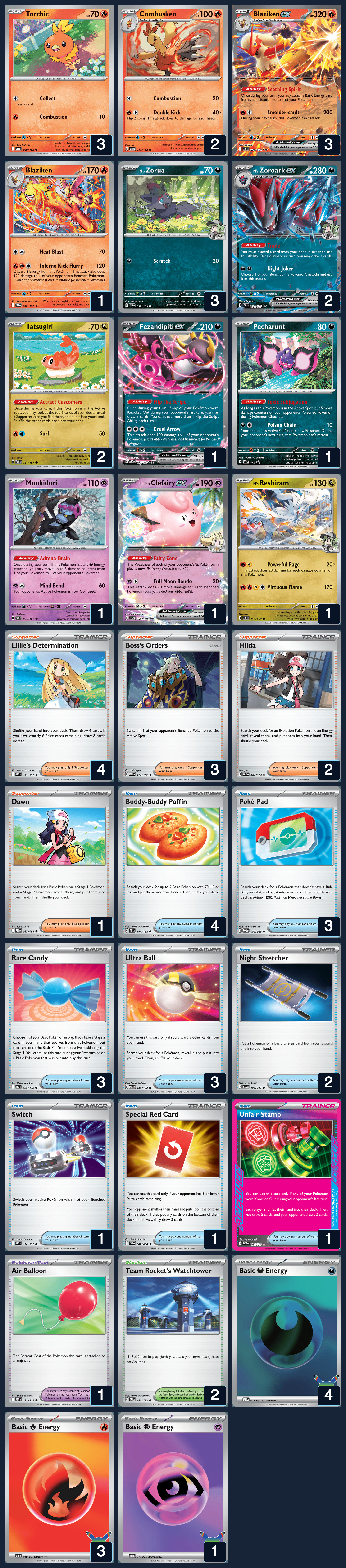 Complete 60-card deck list for rank 5, Edwin Bak