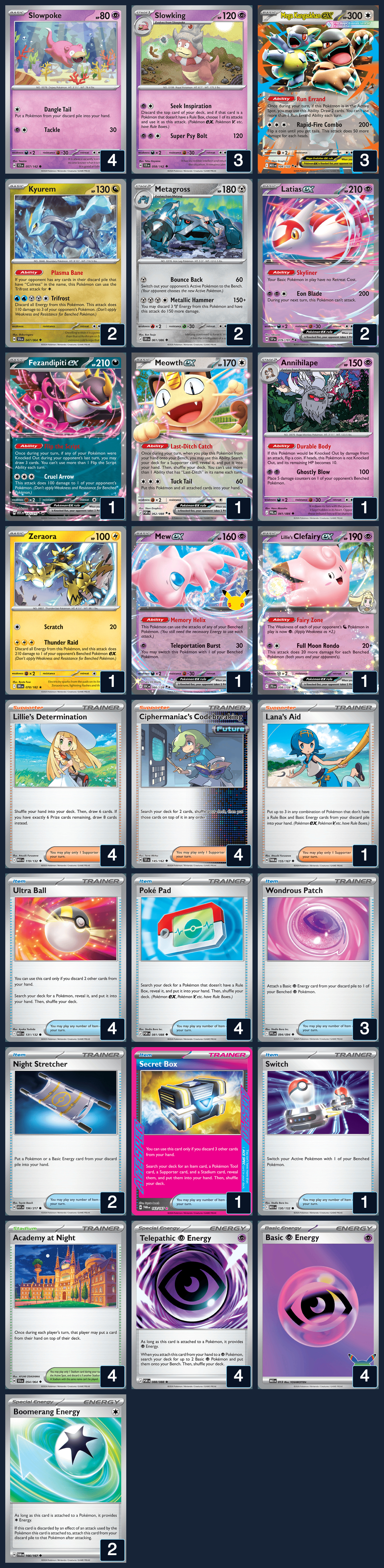 Complete 60-card deck list for rank 15, GQuero97