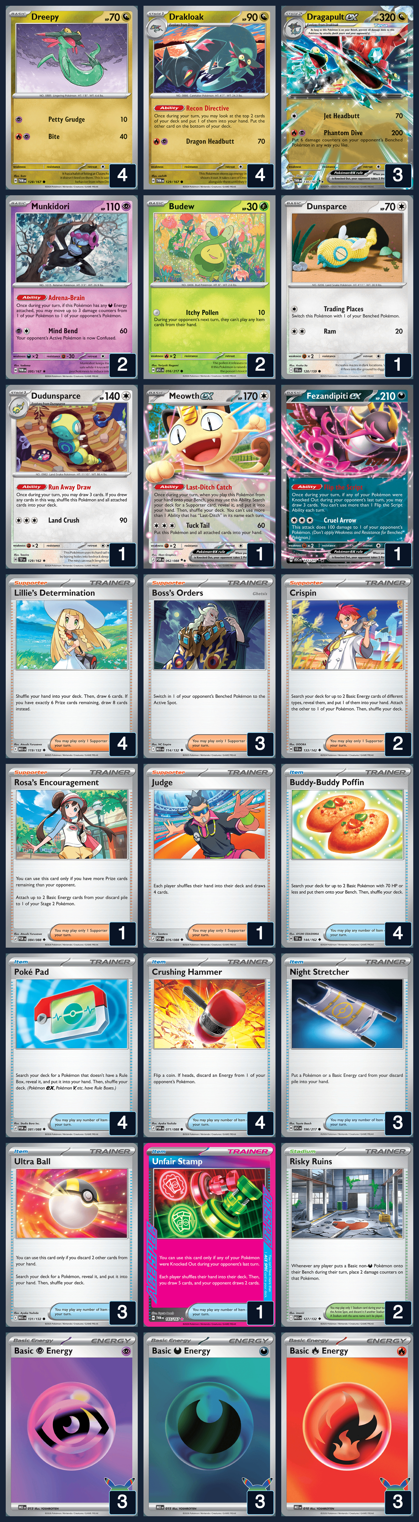 Complete 60-card deck list for rank 15, CursiveAintEasy