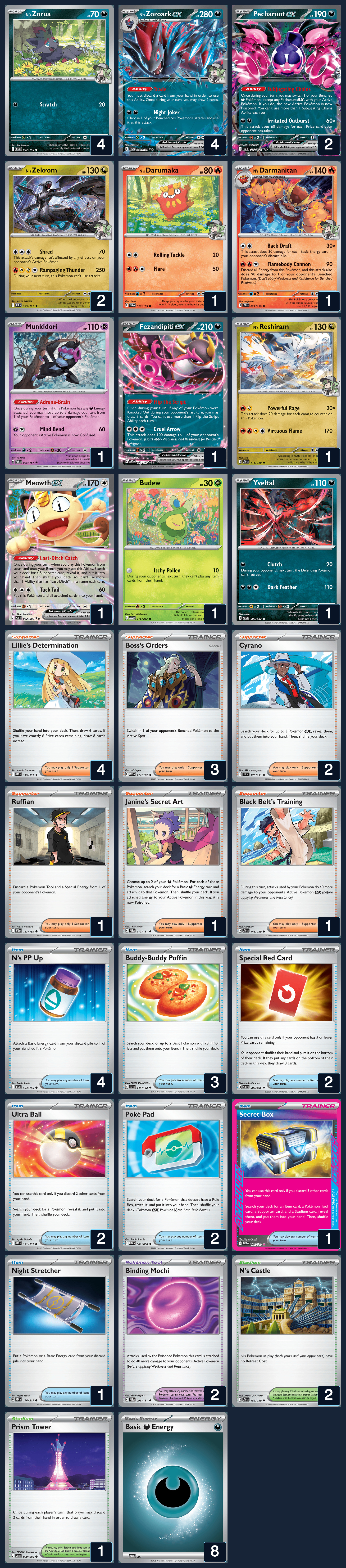 Complete 60-card deck list for rank 11, MrPopo761