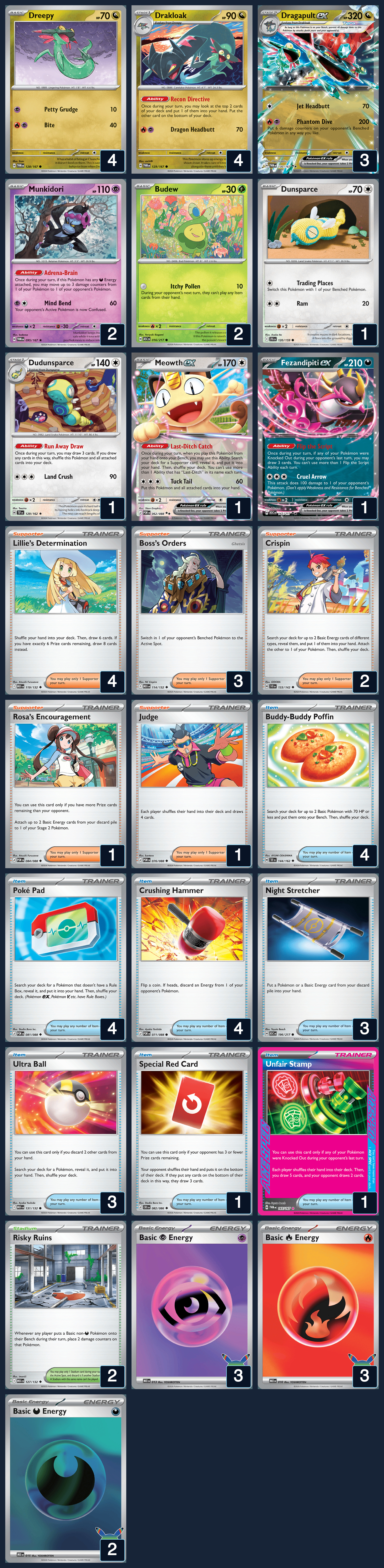 Complete 60-card deck list for rank 13, CornDog_XX