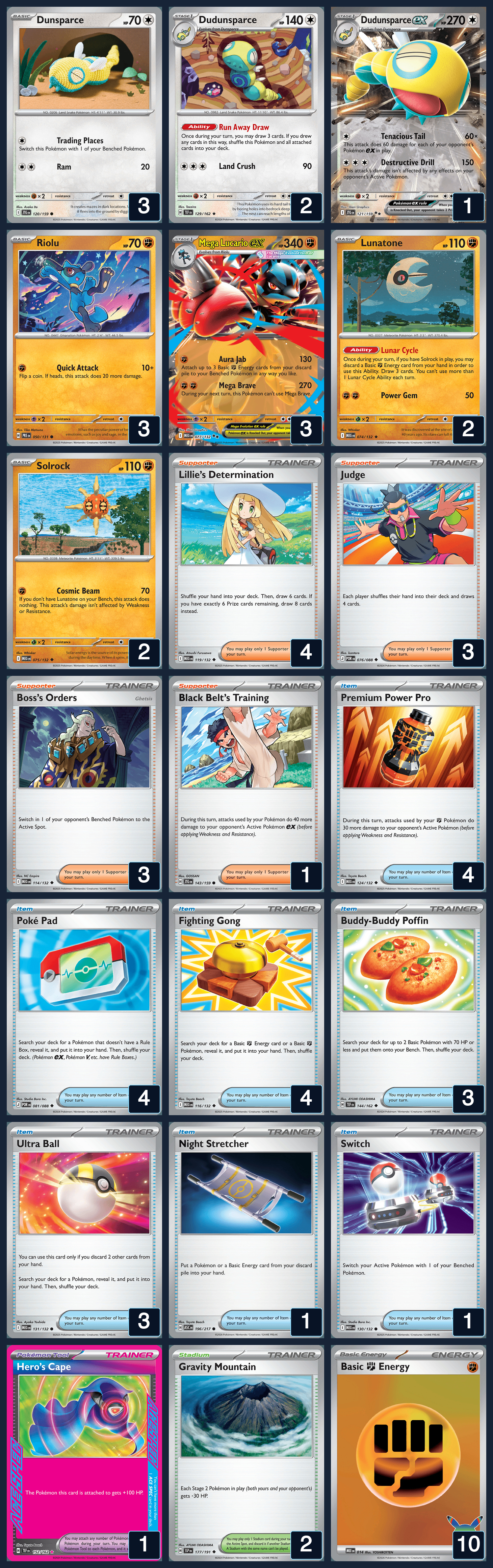 Complete 60-card deck list for rank 14, Seekthecow