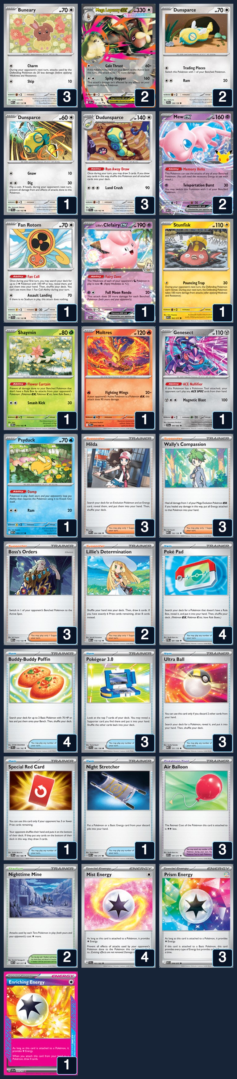 Complete 60-card deck list for rank 24, Lone1369