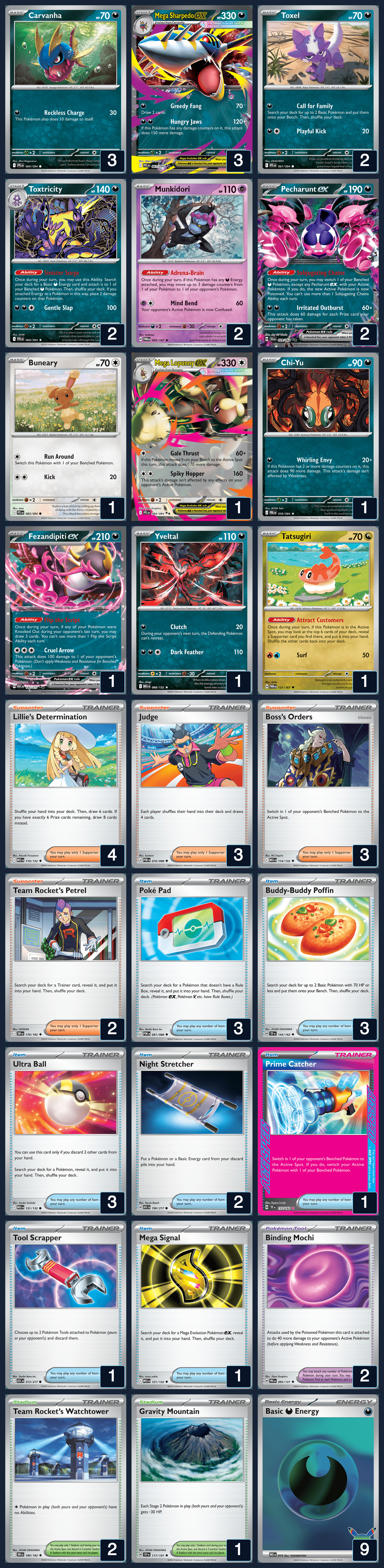Complete 60-card deck list for rank 3, Rifkistaring
