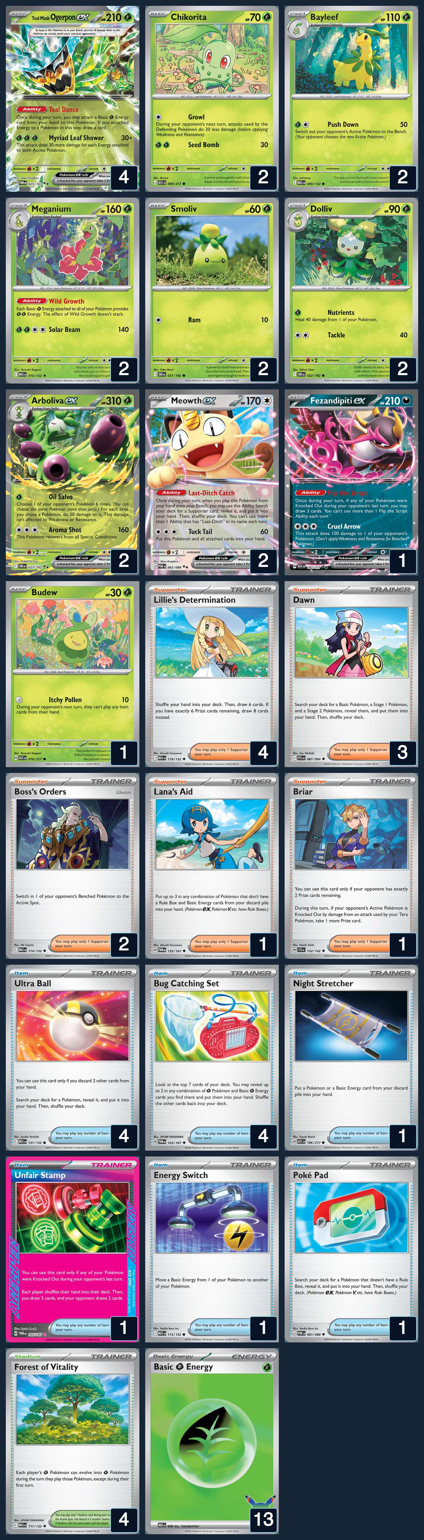 Complete 60-card deck list for rank 3, LanceM