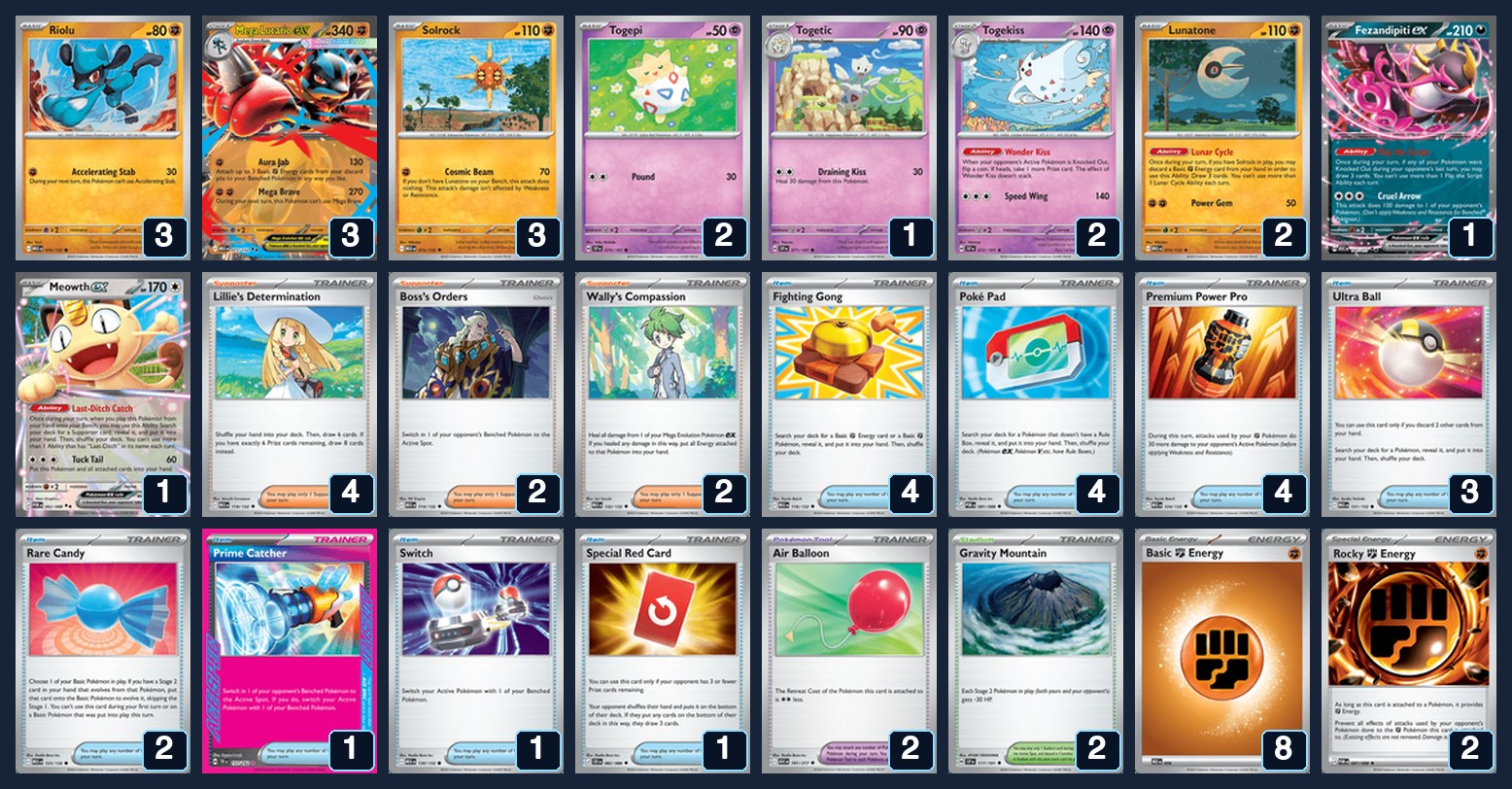 Complete 60-card deck list for rank 29, Andrea Campanella oscura
