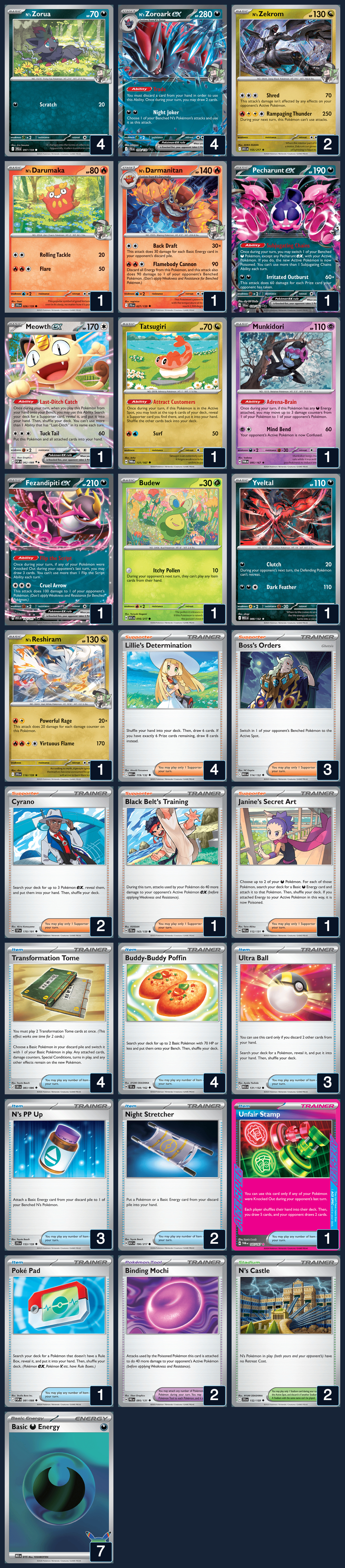 Complete 60-card deck list for rank 3, TizzaBanana