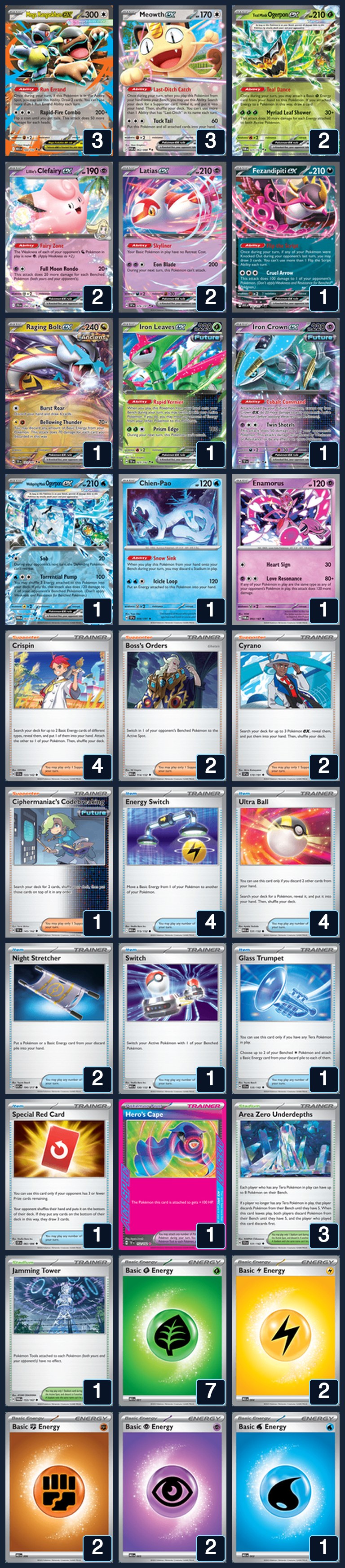 Complete 60-card deck list for rank 20, Dr_Lumpia