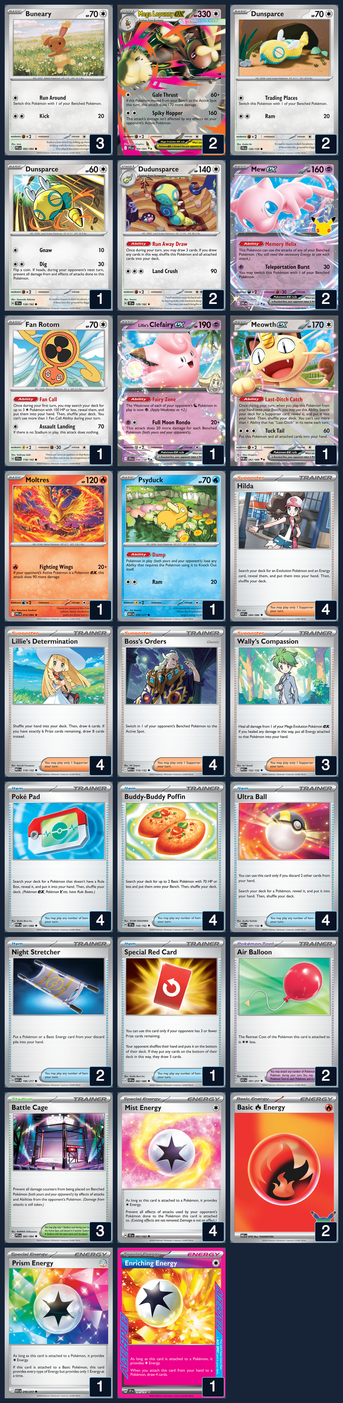 Complete 60-card deck list for rank 1, zuko21