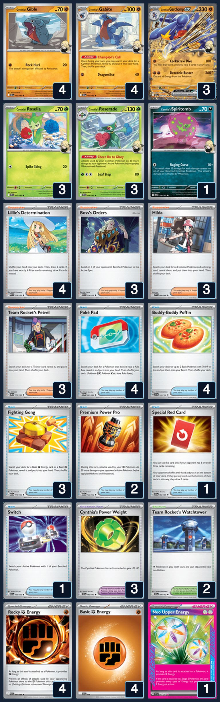 Complete 60-card deck list for rank 3, ILiftSometimes