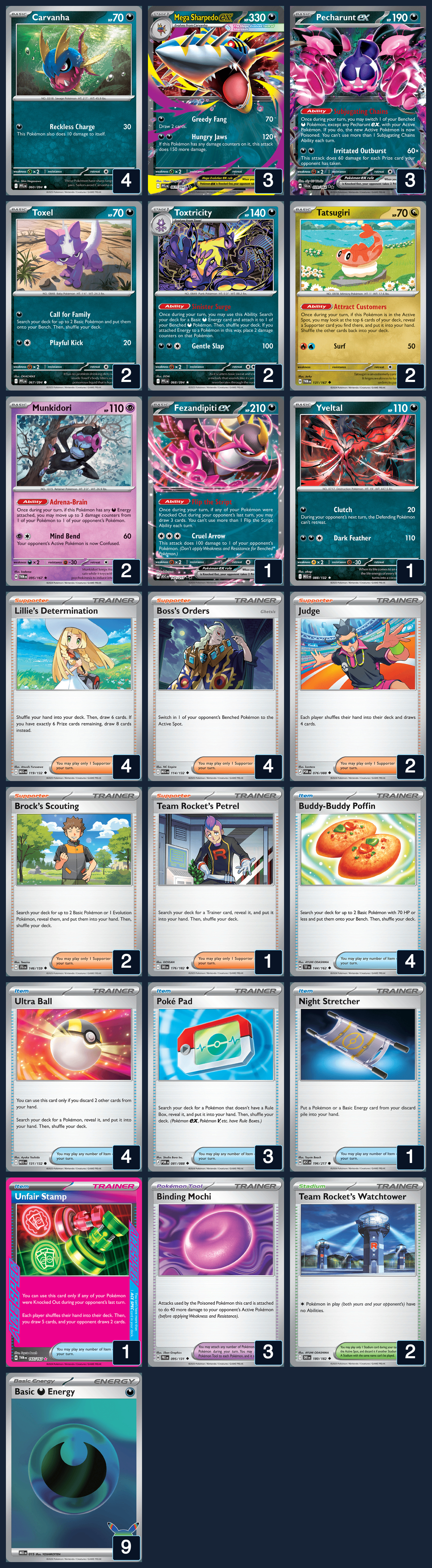 Complete 60-card deck list for rank 3, seamonkeyyyy