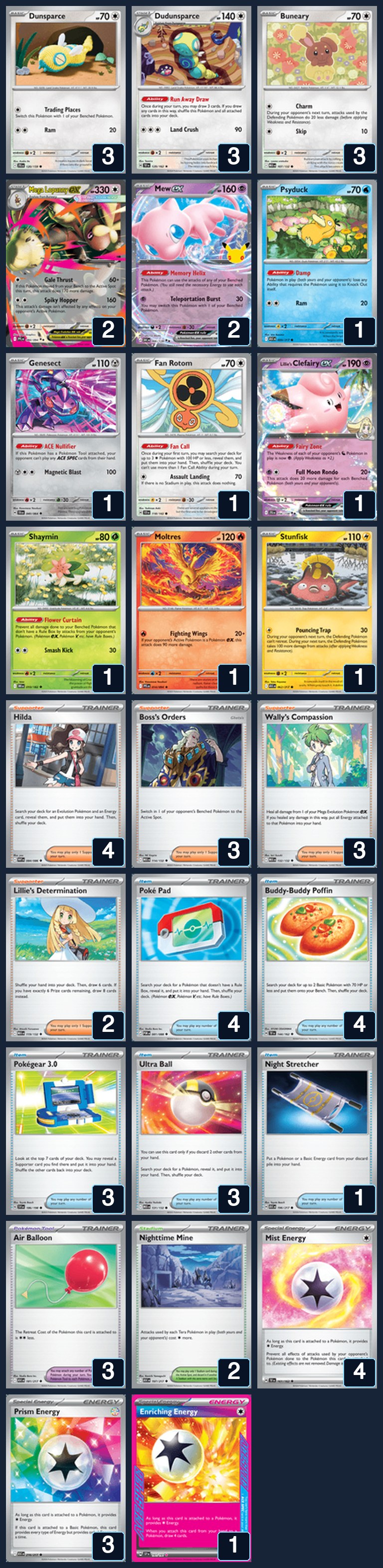Complete 60-card deck list for rank 6, flimflamxd
