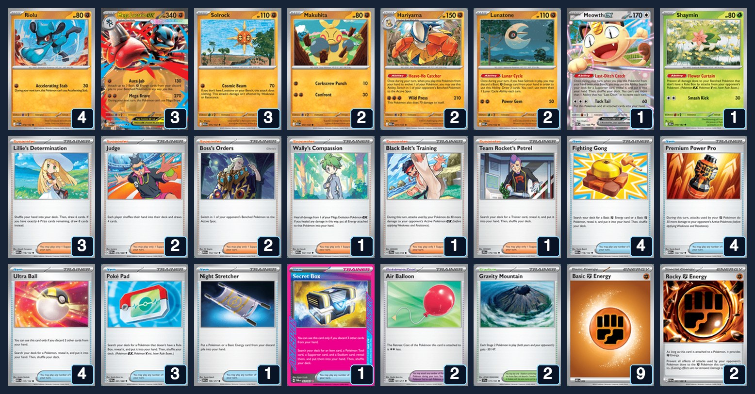Complete 60-card deck list for rank 24, Morello10
