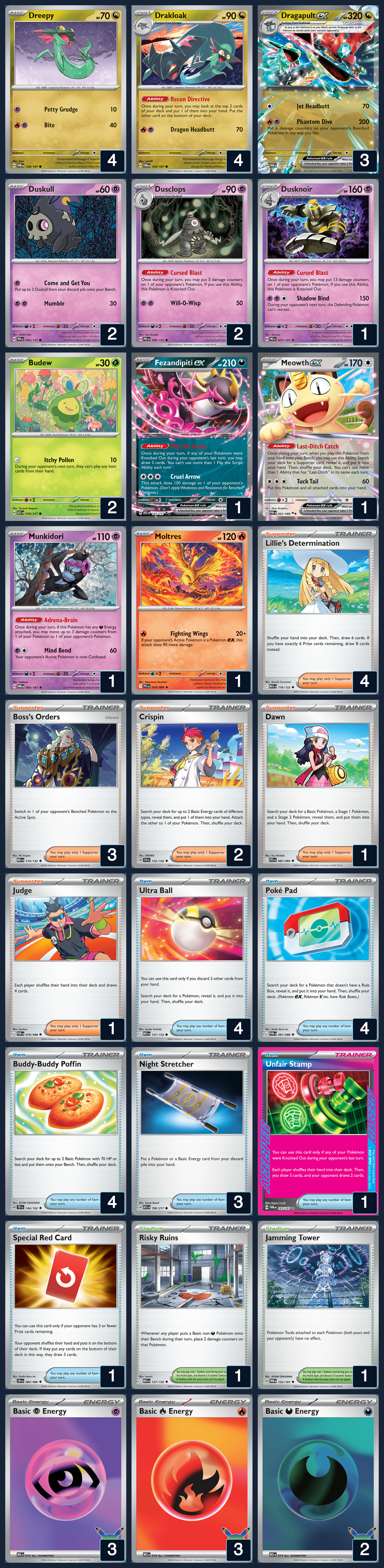 Complete 60-card deck list for rank 2, Temphaz