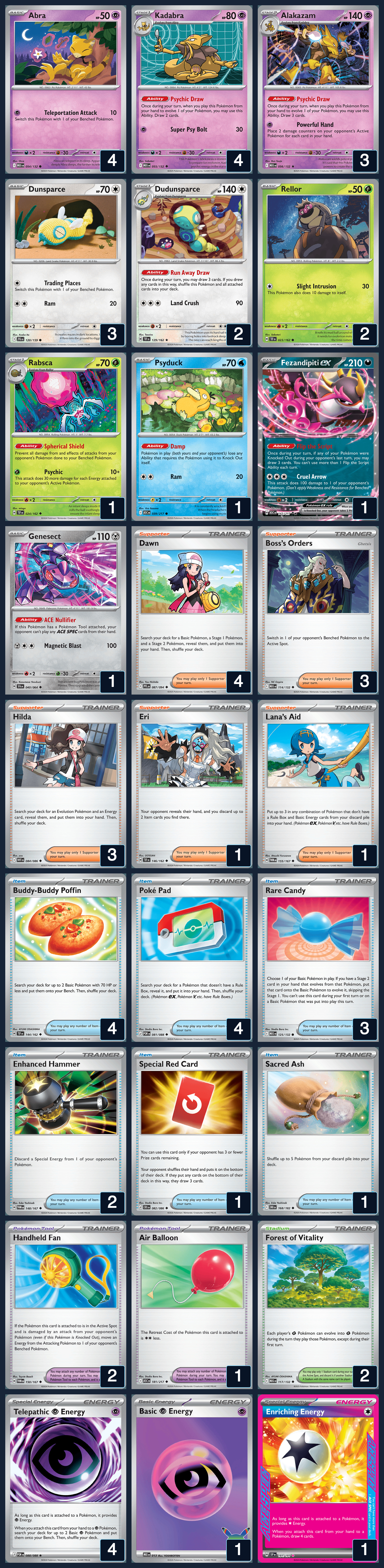 Complete 60-card deck list for rank 12, Yaelxx9