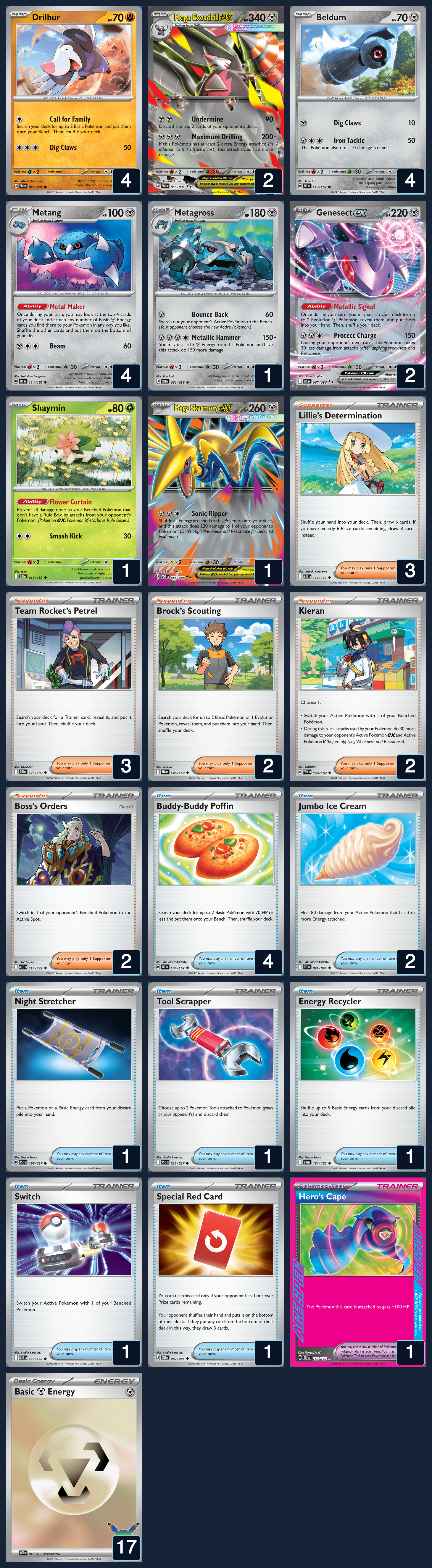 Complete 60-card deck list for rank 8, Outofcereal