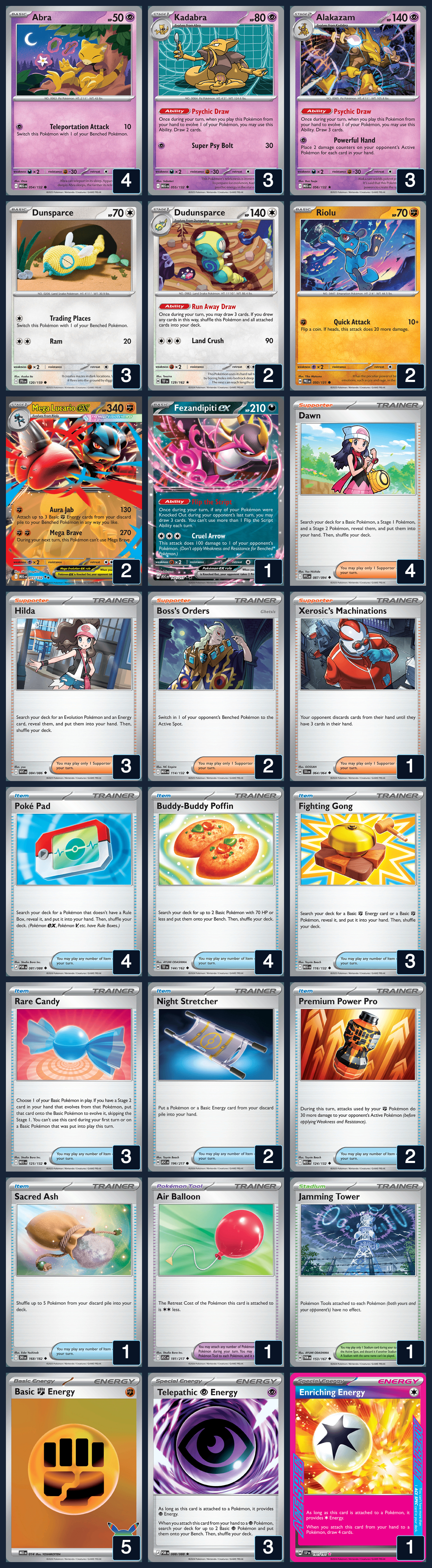 Complete 60-card deck list for rank 16, jonmallen00