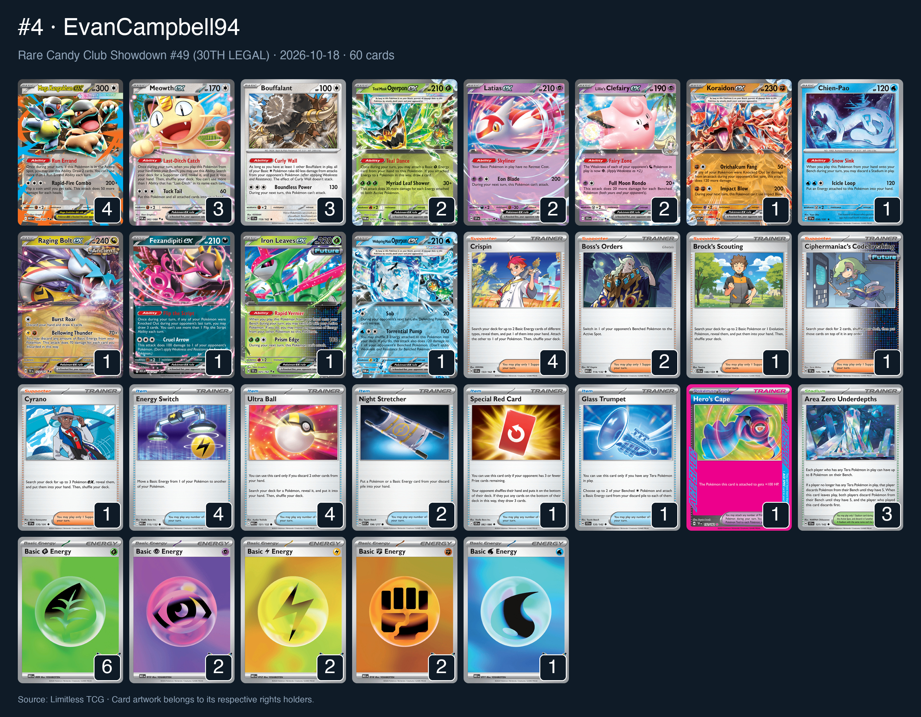 Complete 60-card deck list for rank 4, EvanCampbell94